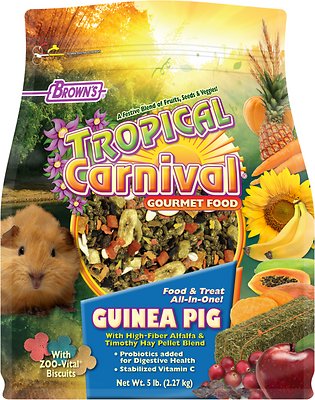 Brown’s Tropical Carnival Gourmet Guinea Pig Food