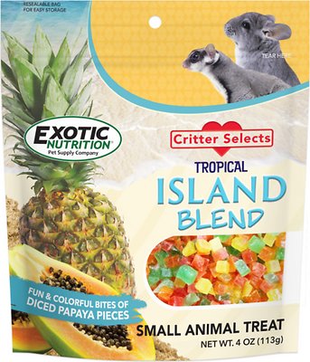Exotic Nutrition Critter Selects Island Blend Small Animal Treats