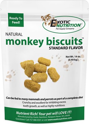 Exotic Nutrition Monkey Biscuits Small Pet Treats