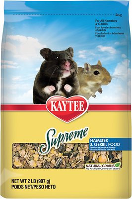 Kaytee Supreme Fortified Daily Diet Gerbil & Hamster Food