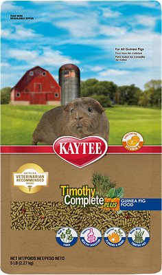 Kaytee Timothy Complete Plus Flowers & Herbs Guinea Pig Food