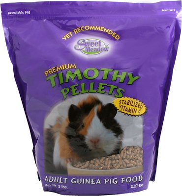 Sweet Meadow Farm Premium Timothy Pellets Adult Guinea Pig Food