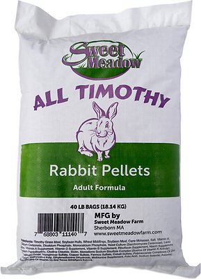 Sweet Meadow Farm Timothy Pellets Adult Rabbit Food
