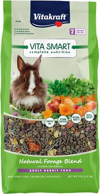 Vitakraft VitaSmart Complete Nutrition Natural Foraging Blend Pet Rabbit Food