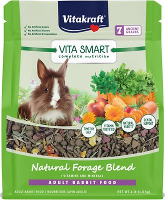 Vitakraft VitaSmart Complete Nutrition Natural Foraging Blend Rabbit Food