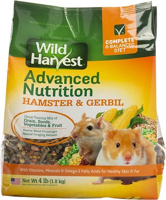 Wild Harvest Advanced Nutrition Complete & Balanced Diet Hamster & Gerbil Food